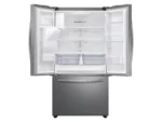 27 cu. ft. Large Capacity 3-Door French Door Refrigerator with External Water & Ice Dispenser in Stainless Steel - Image 4