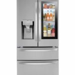 28 cu ft. Smart InstaView Door-in-Door Double Freezer Refrigerator with Craft Ice